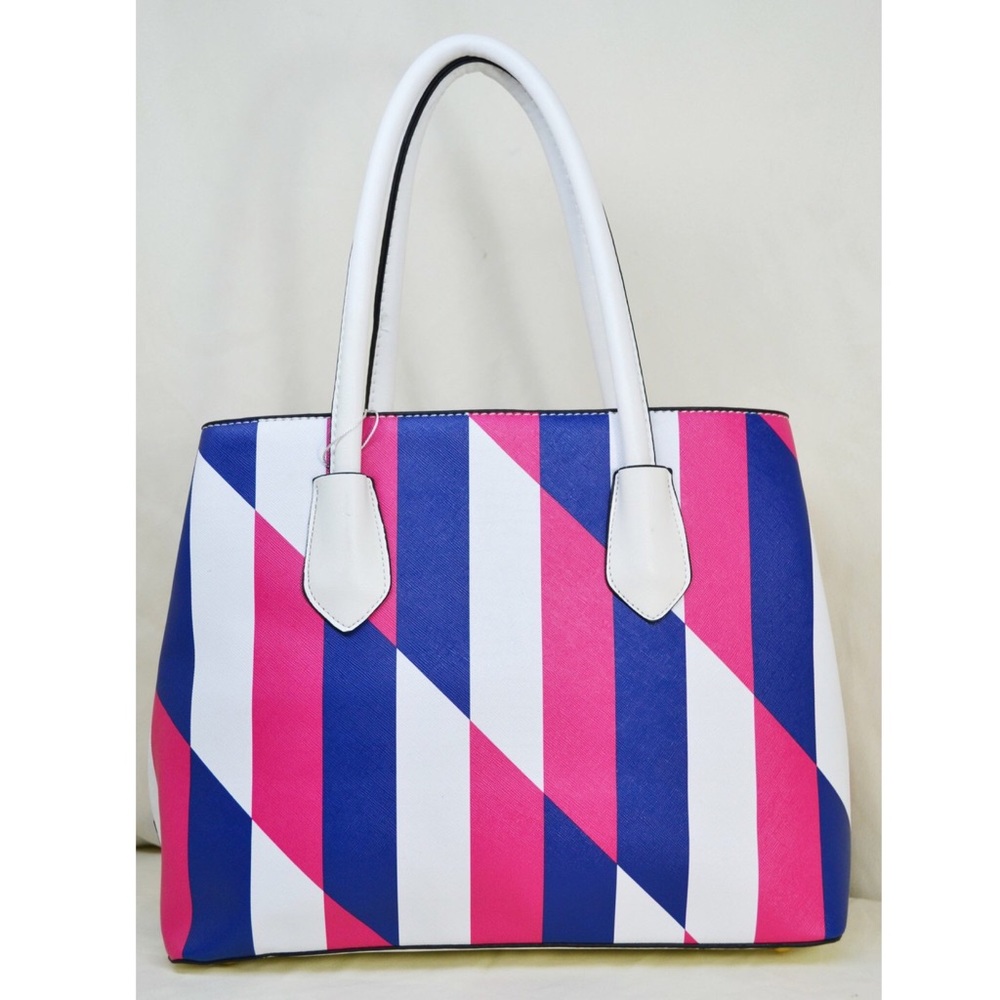 Geometric Print Handbag
